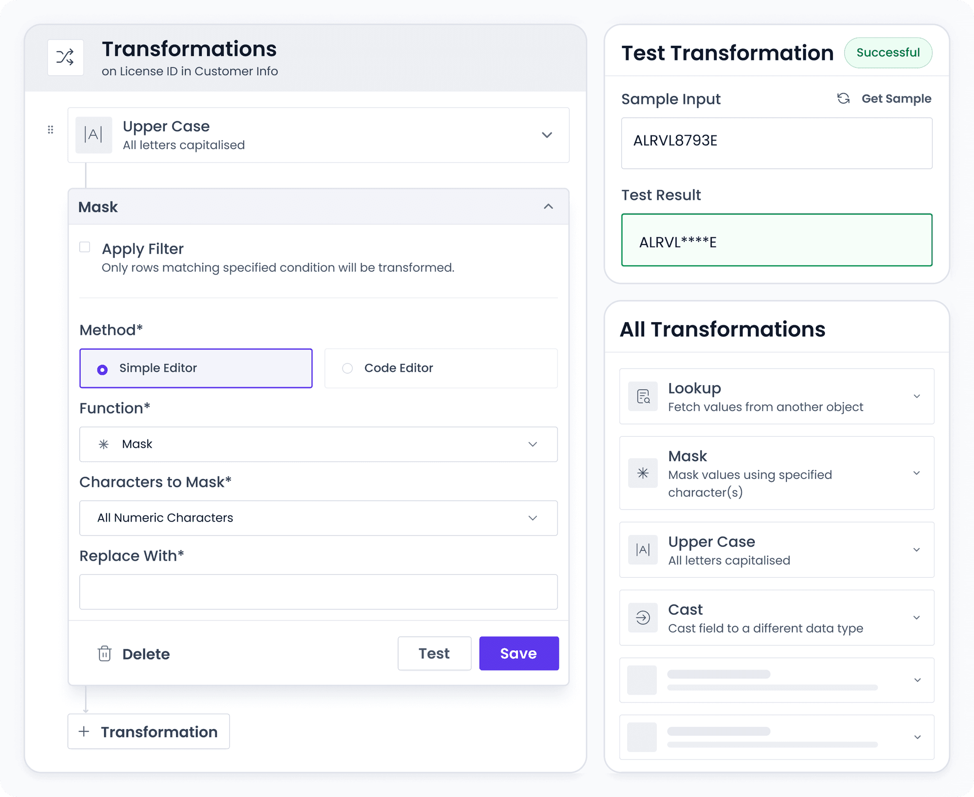 Data Transformations