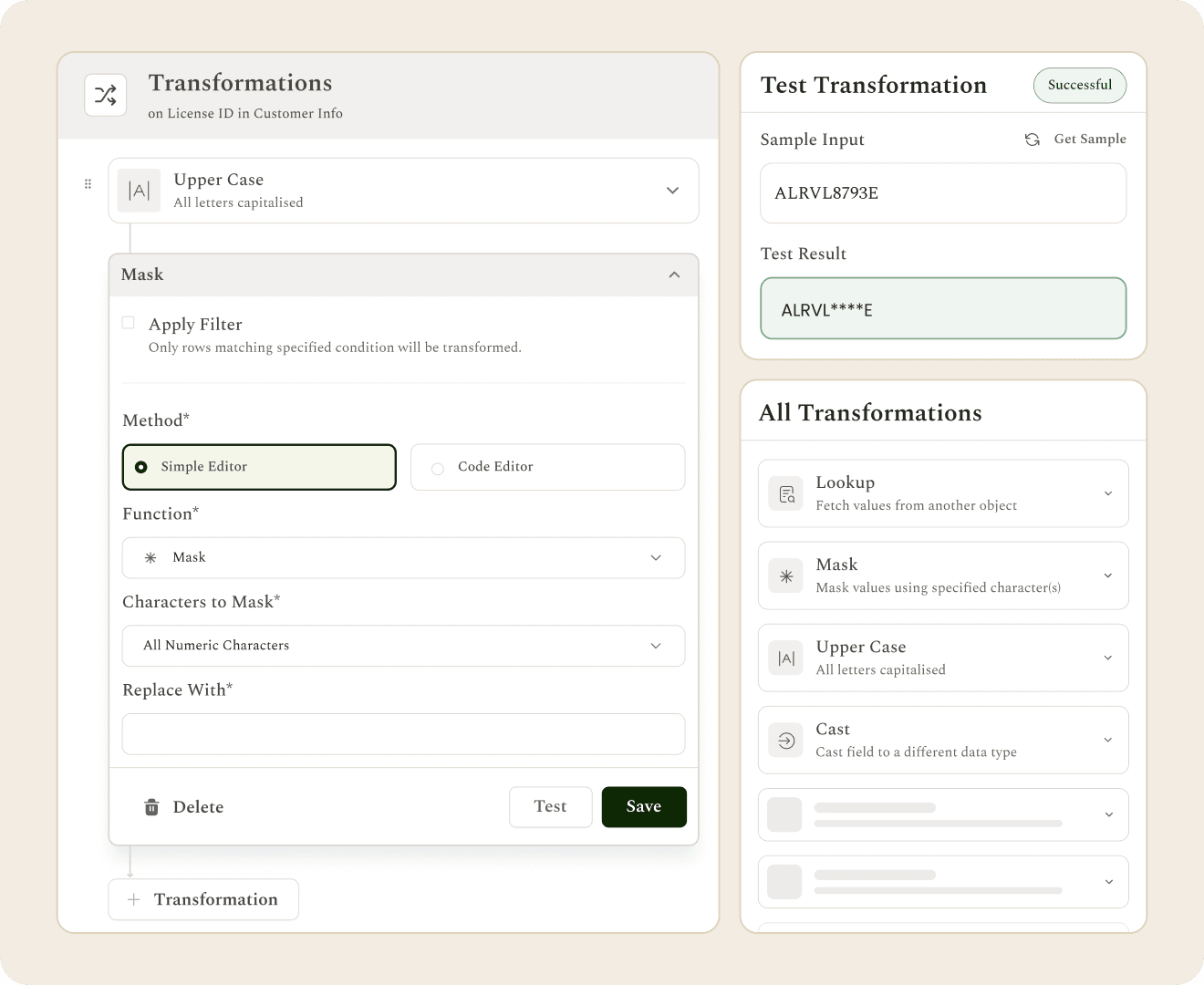 Data Transformations