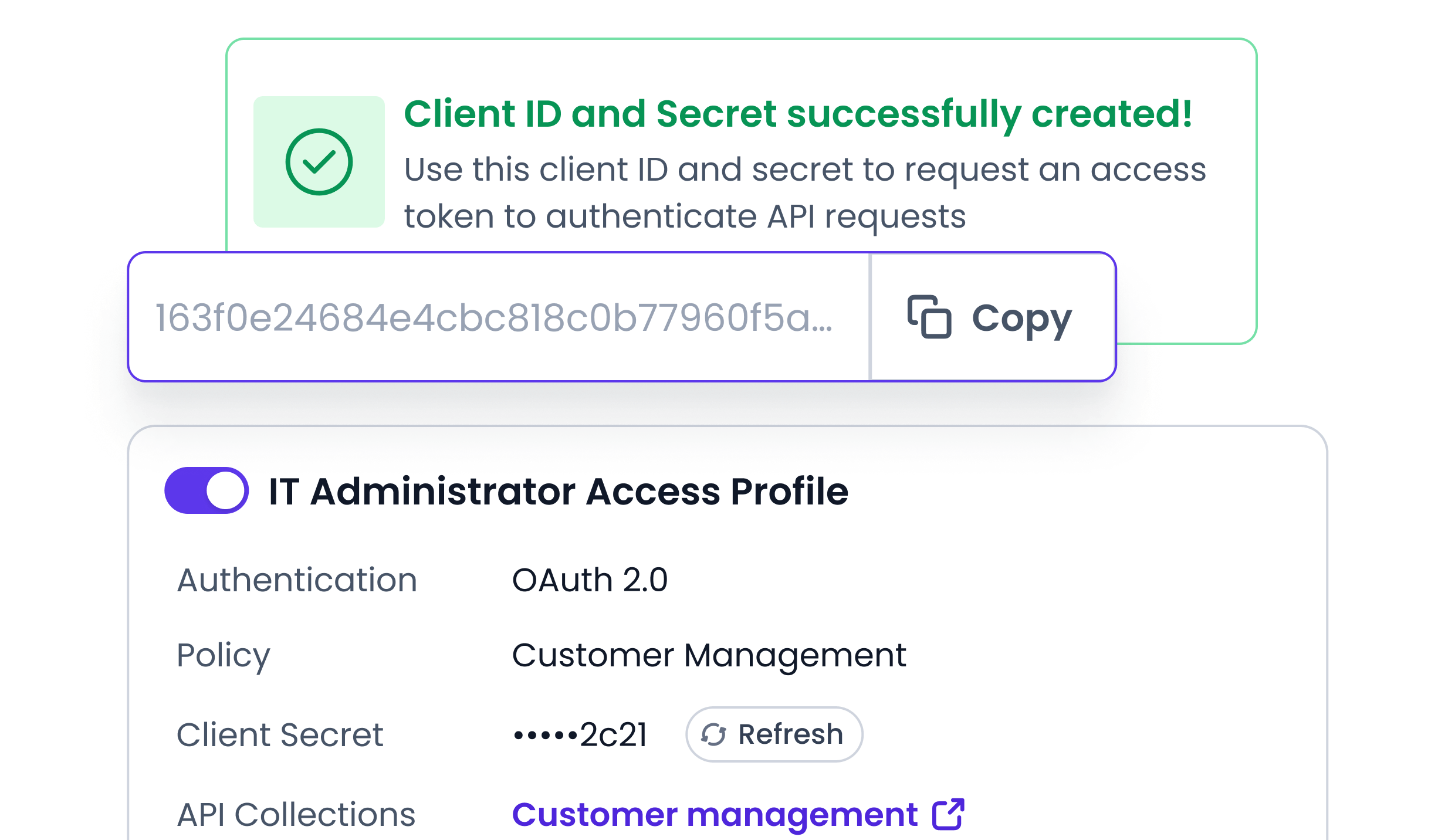 Secure Access Authentication mechanisms and IP address validation to ensure secure access for authorized sources only.
