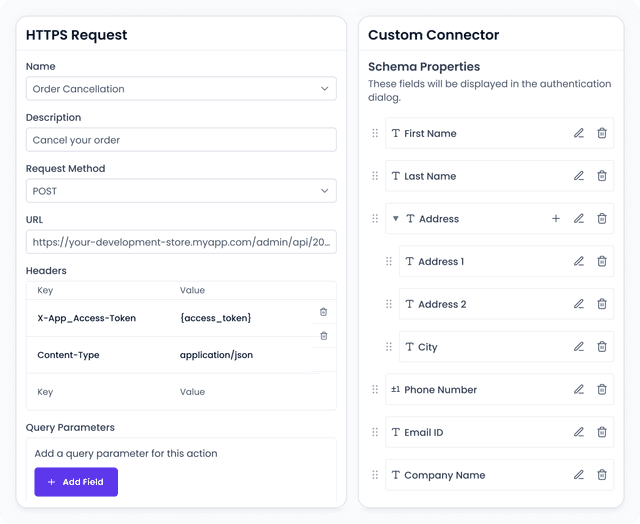 Instantly deploy custom connectors