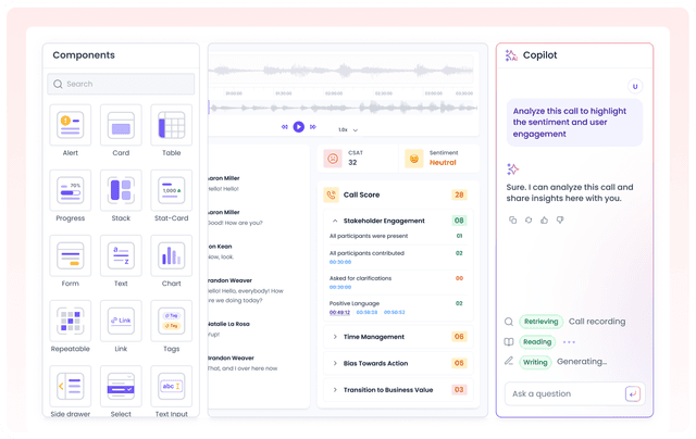 Drag & Drop Application Builder